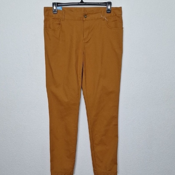Columbia NEW Rust Tan High Rise Straight Leg Gorpcore Hiking Active Pant Size 14 - Picture 1 of 12